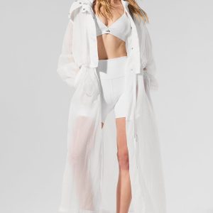 Game Time Trench - White